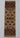 Tribal wool area rug 3x10 beige tribal geometric design