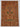 Mamluk wool area rug 4x7 turquoise tribal geometric design