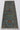 Sultani wool area rug 2x6 blue tribal geometric design