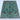 Mamluk wool area rug 4x5 teal tribal geometric design