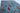 Tribal wool area rug 7x10 blue, red, green tribal geometric design