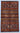Khorjin wool area rug 3x5 red tribal geometric rug design