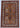 Kazak wool area rug 4x6 brown tribal geometric design