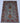 Sultani wool area rug 3x4 light blue tribal geometric rug design