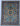 Mamluk 5x7 blue wool area rug with tribal geometric rug design