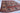 Mamluk 8x10 red blue wool area rug with tribal geometric rug design