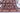 Mamluk 8x10 red blue wool area rug with tribal geometric rug design