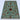 Sultani wool area rug 3x5 blue ivory rust tribal geometric design