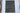 Tribal wool area rug 7x10 blue, red, ivory tribal geometric design