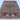 Khorjin wool area rug 5x8 red blue tribal geometric design