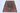 Medallion wool area rug 4x5 blue red ivory tribal geometric design