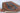 Medallion wool area rug 4x5 blue red ivory tribal geometric design
