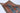 Medallion wool area rug 4x5 blue red ivory tribal geometric design