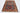 Kazak wool area rug 3x4 blue red ivory tribal geometric design