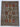 Kazak wool area rug 7x10 red blue tribal geometric design