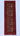 Sultani wool area rug 3x9 red navy tribal geometric design