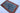 Tree of Life wool area rug 4x5 blue red ivory tribal geometric design