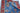 Tree of Life wool area rug 4x5 blue red ivory tribal geometric design