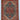 Heriz wool area rug 5x7 blue red ivory tribal geometric design