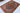 Heriz wool area rug 5x7 blue red ivory tribal geometric design