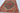 Heriz wool area rug 5x7 blue red ivory tribal geometric design