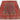 Pazyryk wool area rug 5x6 Red tribal geometric rug design