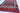 Tribal wool area rug 6x8 ivory red blue tribal geometric design