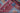 Tribal wool area rug 6x8 ivory red blue tribal geometric design