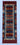 Gabbeh wool area rug 3x8 Red tribal geometric rug design