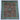 Mamluk wool area rug 9x10 blue red ivory tribal geometric design