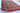 Shawl wool area rug 7x10 red blue tribal geometric design
