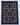 Sultani wool area rug 6x8 Black tribal geometric rug design