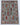 Kazak wool area rug 7x10 blue gray tribal geometric design
