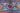 Khorjin wool area rug 6x8 blue red ivory tribal geometric design