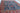 Kazak wool area rug 9x13 blue red ivory tribal geometric design