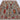 Kazak wool area rug 7x10 ivory tribal geometric design