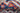 Kazak wool area rug 7x10 blue red tribal geometric design