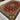 Tribal wool area rug 4x6 red ivory tribal geometric design