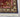 Tribal wool area rug 4x6 red ivory tribal geometric design