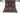 Sultani wool area rug 5x6 dark brown tribal geometric design