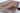 Shawl wool area rug 4x6 Blue Red tribal geometric design