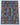 Kazak wool area rug 7x10 red blue ivory tribal geometric design