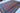 Shawl wool area rug 8x11 red blue gold tribal geometric design