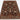 Sultani wool area rug 5x6 dark brown tribal geometric design