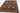 Sultani wool area rug 5x6 dark brown tribal geometric design