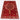 Tree of Life wool area rug 3x5 red tribal geometric design