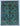 Mamluk wool area rug 4x5 teal tribal geometric design
