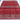 Khorjin 7x10 Red area rug wool rug striped tribal rug geometric rug for living room bedroom office decor statement carpet premium accent