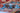 Khorjin wool area rug 3x5 blue, red, multicolor tribal geometric design