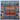 Gabbeh 8x8 blue wool area rug with tribal geometric rug design